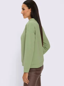 Sweatshirt col montant à coulisse
