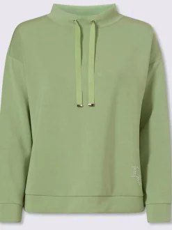 Sweatshirt col montant à coulisse