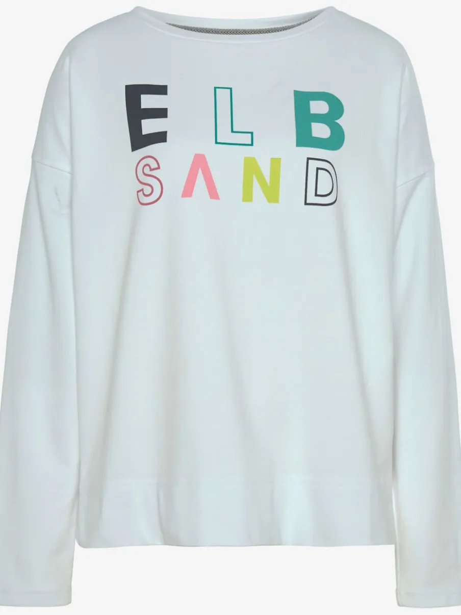 Sweat-shirt décontracté encolure ronde avec marque imprimée