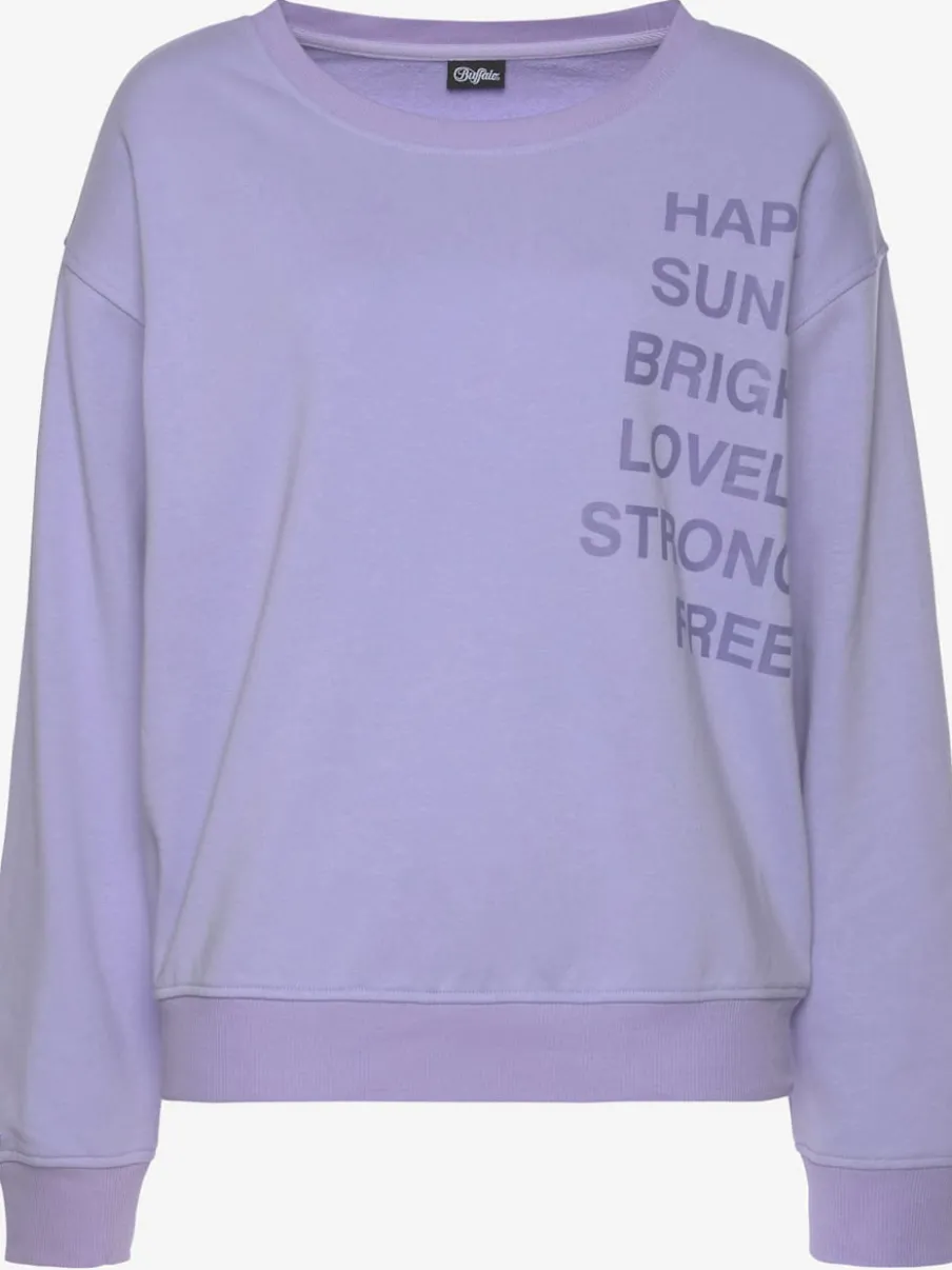 Sweat-shirt décontracté à encolure ronde avec imprimé graphique