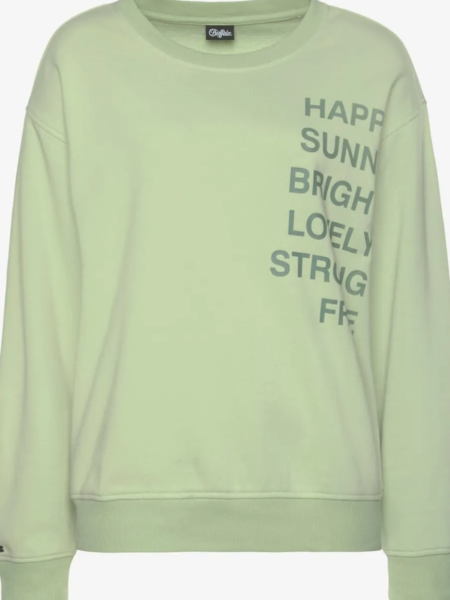 Sweat-shirt décontracté à encolure ronde avec imprimé graphique