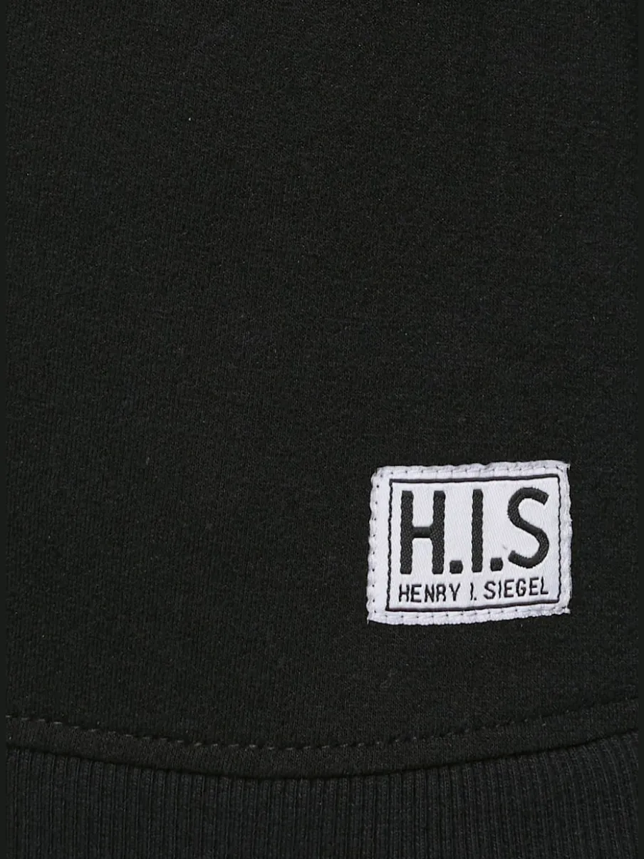 Sweatshirt à encolure ronde avec rayures et manches longues