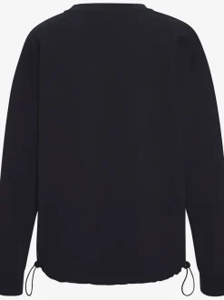 Sweat-shirt encolure ronde manches longues avec logo réglable