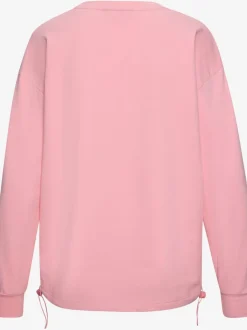 Sweat-shirt encolure ronde manches longues avec logo réglable