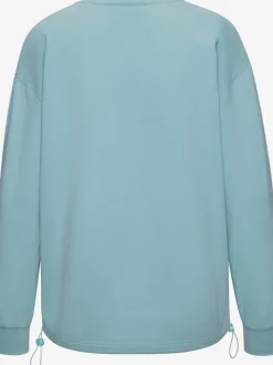 Sweat-shirt encolure ronde manches longues avec logo réglable