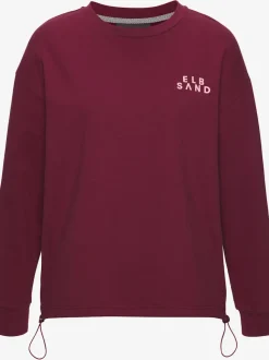 Sweat-shirt encolure ronde manches longues avec logo réglable