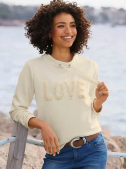 Sweatshirt inscription tendance