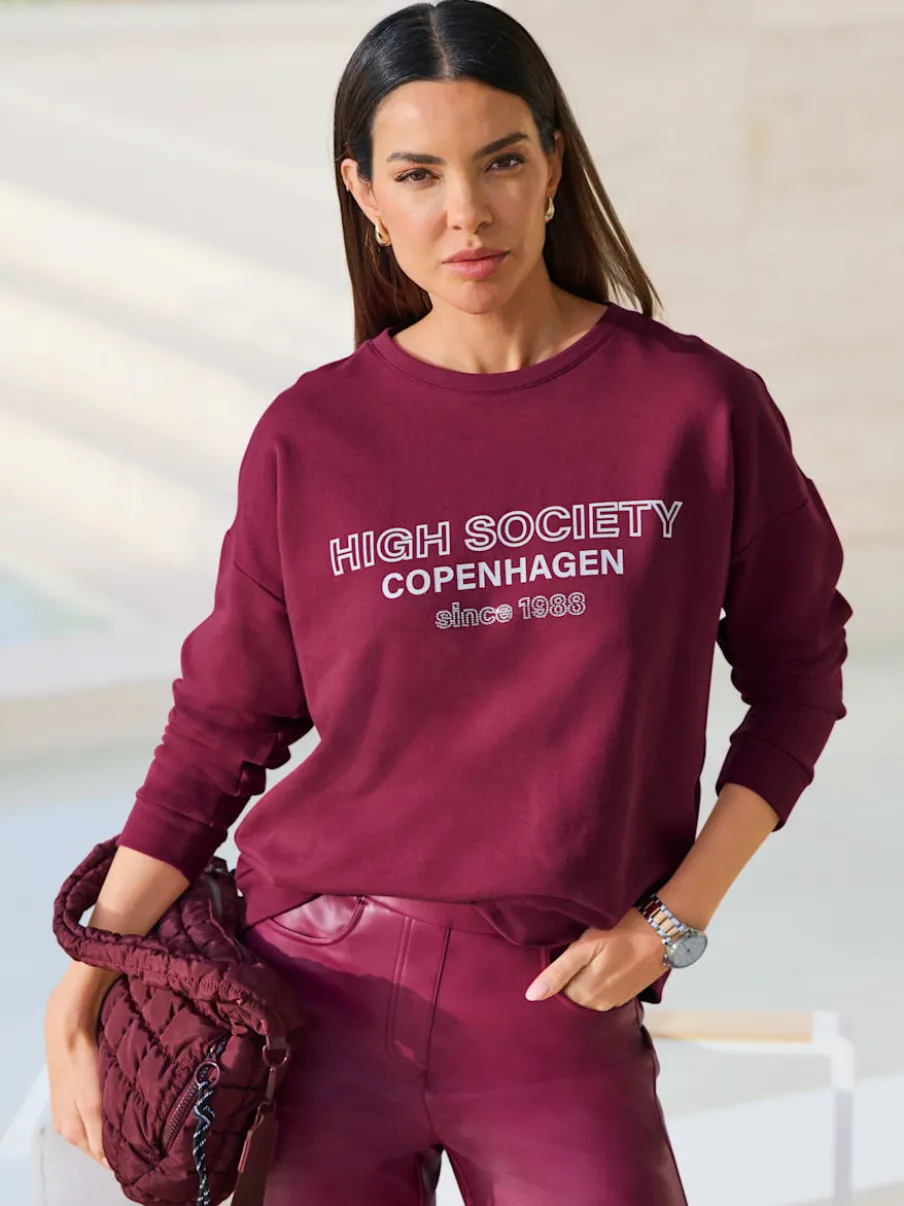 Sweatshirt inscription tendance