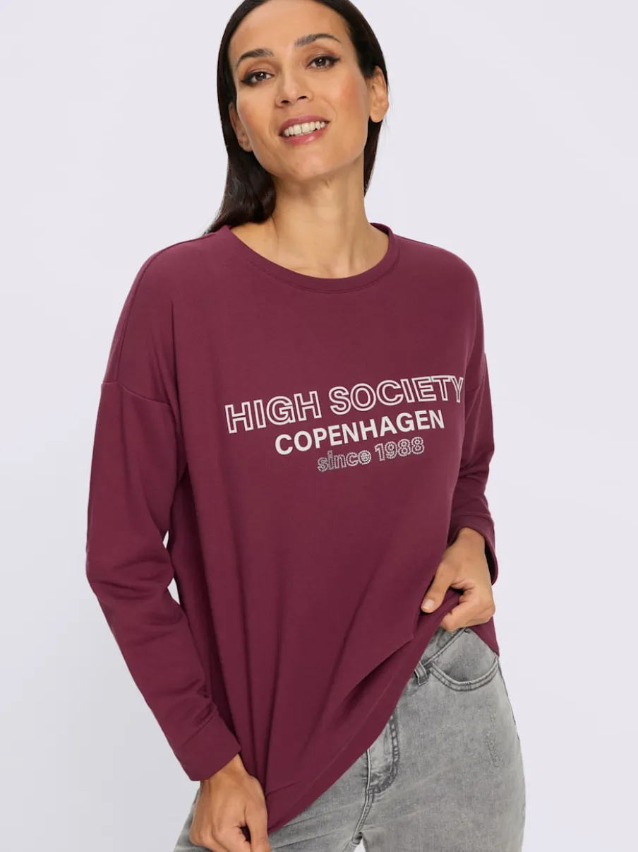 Sweatshirt inscription tendance