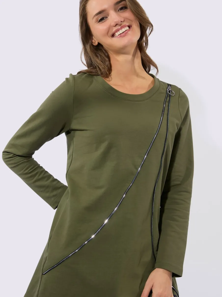 Sweatshirt long 50% coton