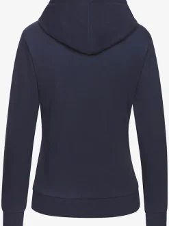 Sweatshirt lounge avec capuche et bords-côtes élastiques