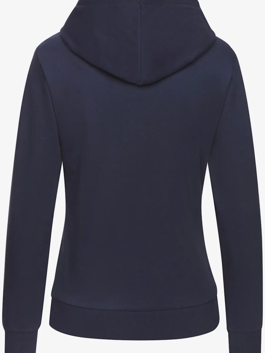 Sweatshirt lounge avec capuche et bords-côtes élastiques
