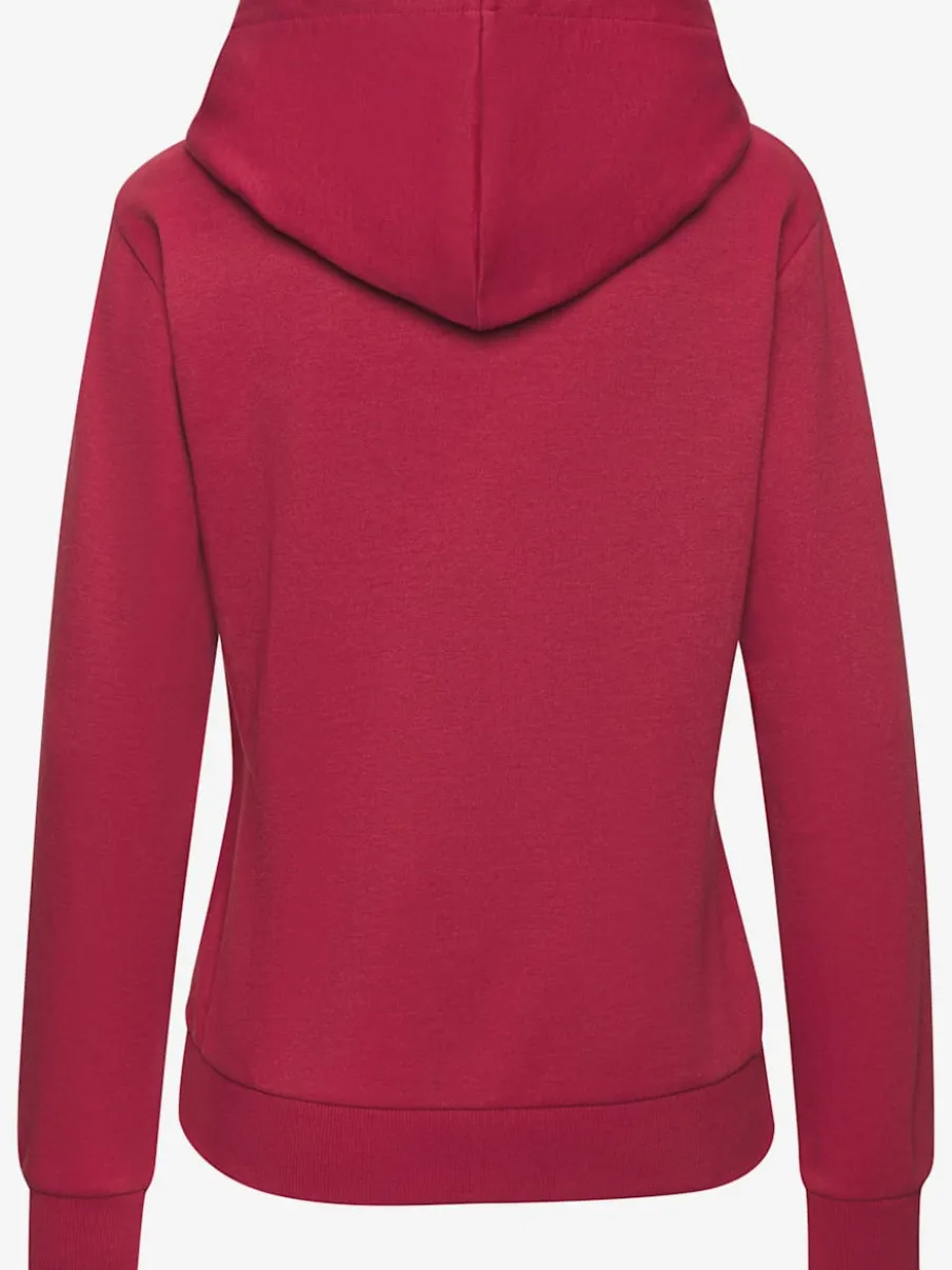 Sweatshirt lounge avec capuche et bords-côtes élastiques