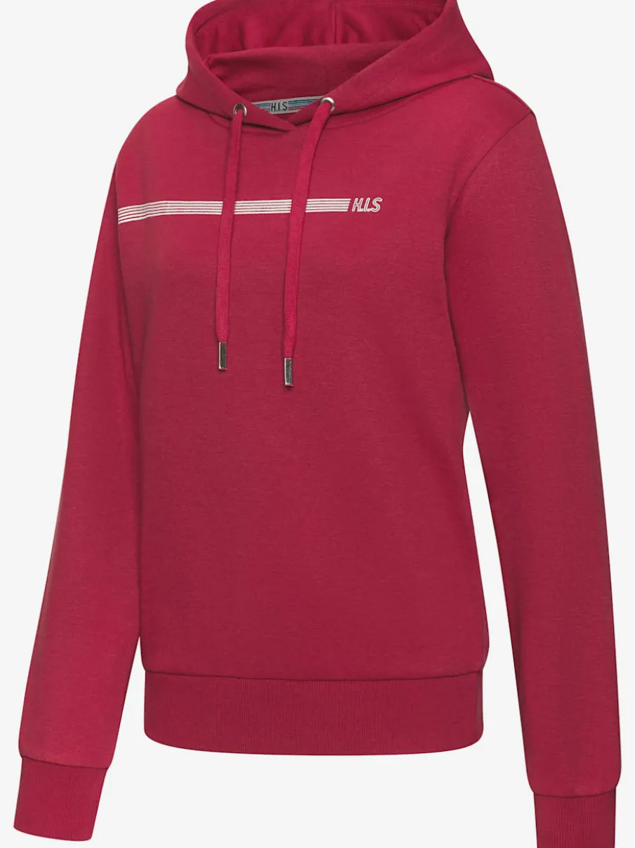 Sweatshirt lounge avec capuche et bords-côtes élastiques