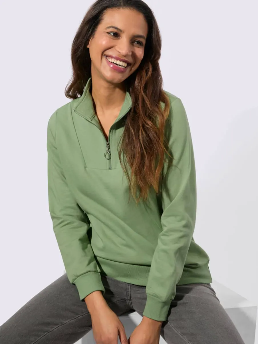 Sweatshirt pur coton