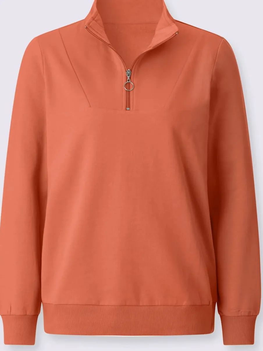 Sweatshirt pur coton