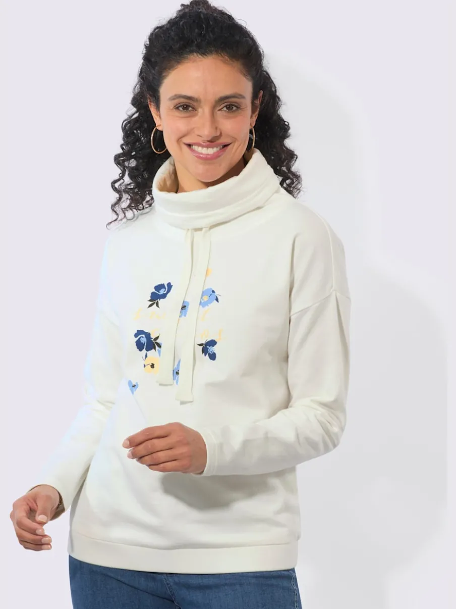 Sweatshirt pur coton