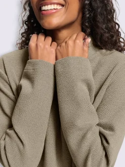 Sweatshirt qualité structurée chinée