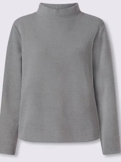 Sweatshirt qualité structurée chinée