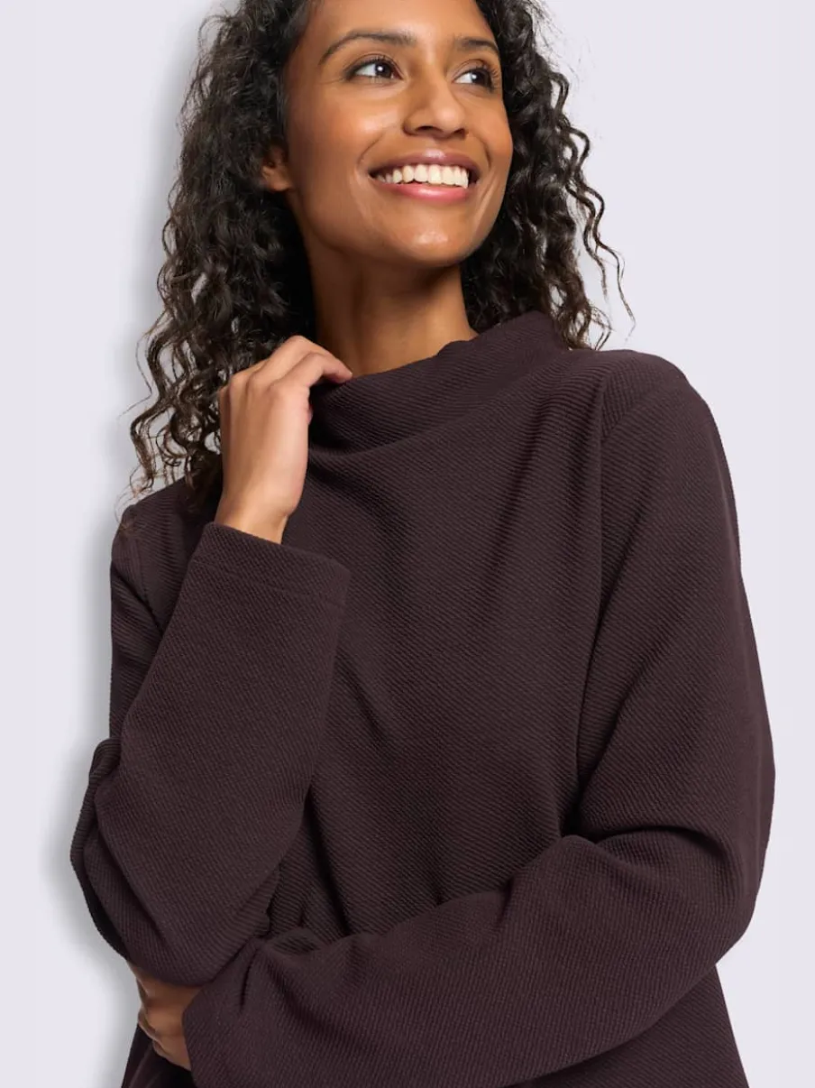 Sweatshirt qualité structurée chinée