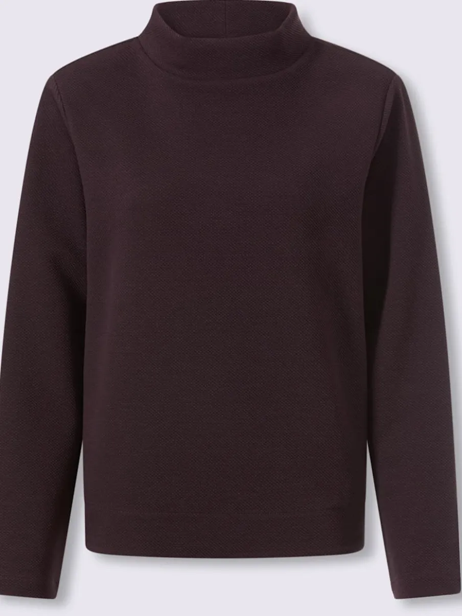 Sweatshirt qualité structurée chinée