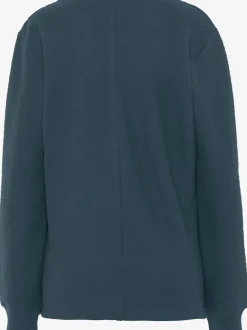 Sweatshirts avec encolure en V manches longues en coton