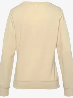 Sweatshirts avec logo brodé encolure ronde manches longues