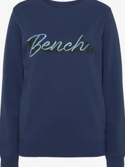 Sweatshirts avec logo brodé encolure ronde manches longues