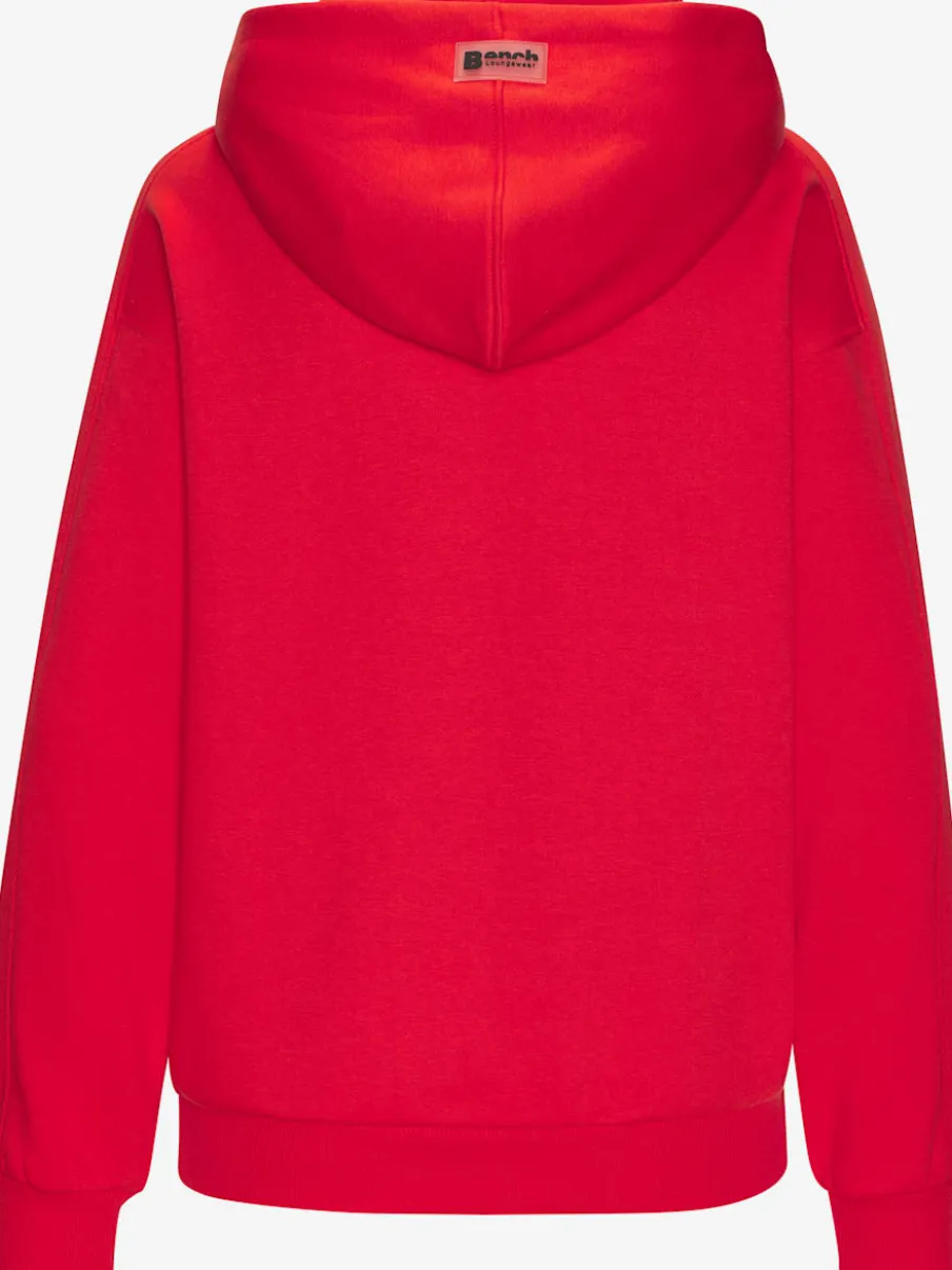 Sweatshirts à capuche avec bord-côtes et logo doux