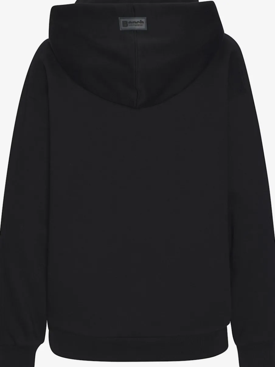 Sweatshirts à capuche avec bord-côtes et logo doux