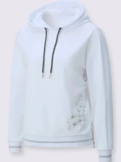 Sweatshirts à capuche avec empiècements en résille intégrés
