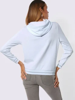 Sweatshirts à capuche avec empiècements en résille intégrés