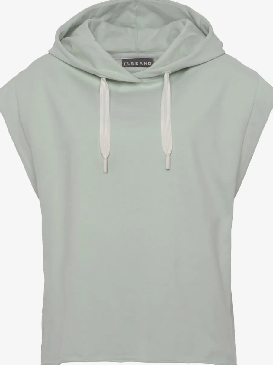 Sweatshirts à capuche avec grandes emmanchures et logo