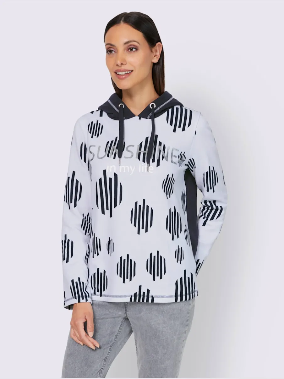 Sweatshirts à capuche avec imprimé graphique et inscription