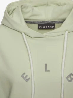 Sweatshirts à capuche avec logo et ourlet droit
