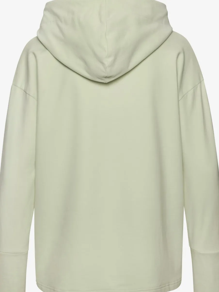 Sweatshirts à capuche avec logo et ourlet droit