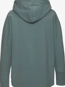 Sweatshirts à capuche avec logo et ourlet droit