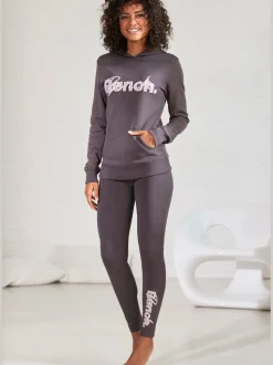 Sweatshirts à capuche avec logo imprimé et broderie