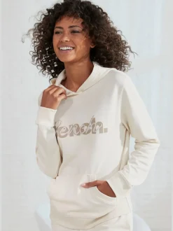 Sweatshirts à capuche avec logo imprimé et broderie
