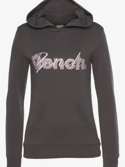 Sweatshirts à capuche avec logo imprimé et broderie