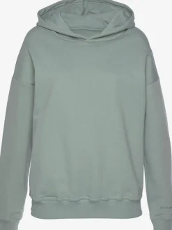 Sweatshirts à capuche avec mancherons et logo brodé
