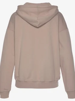Sweatshirts à capuche avec mancherons et logo brodé