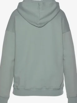 Sweatshirts à capuche avec mancherons et logo brodé