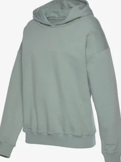 Sweatshirts à capuche avec mancherons et logo brodé