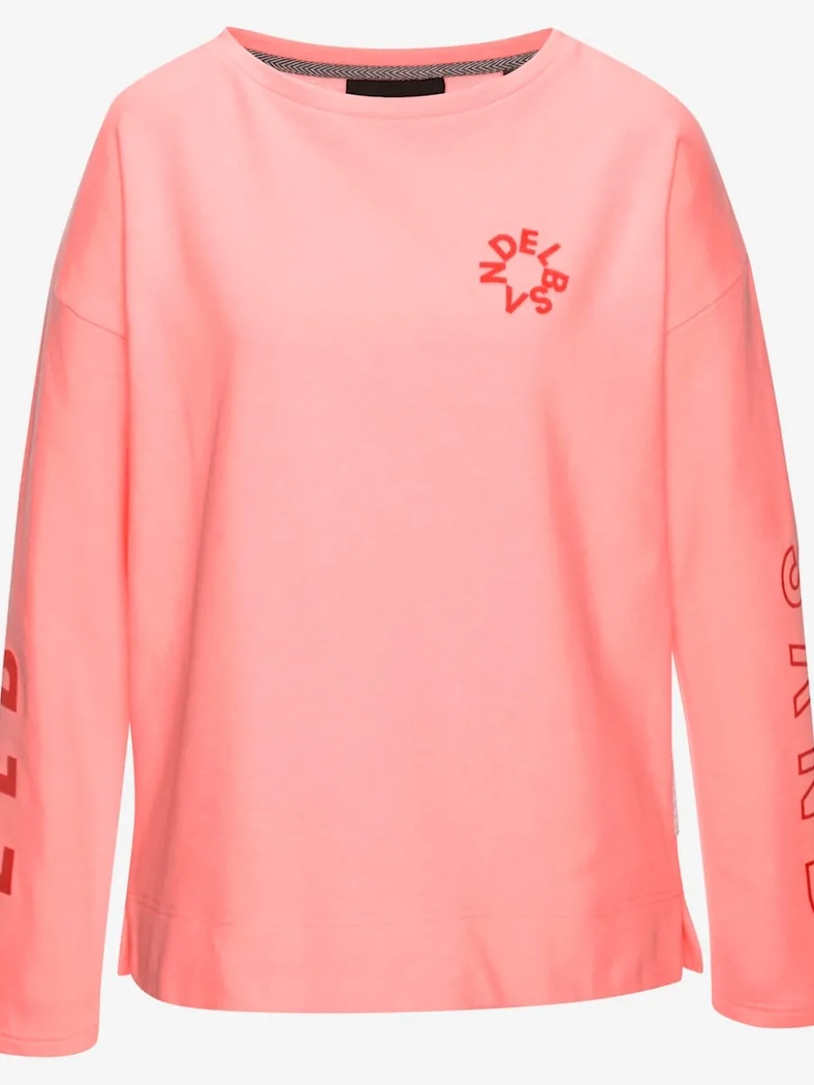 Sweat-shirts décontractés avec logo sur manches et poitrine