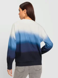 Sweatshirts décontractés avec encolure en V et manches longues