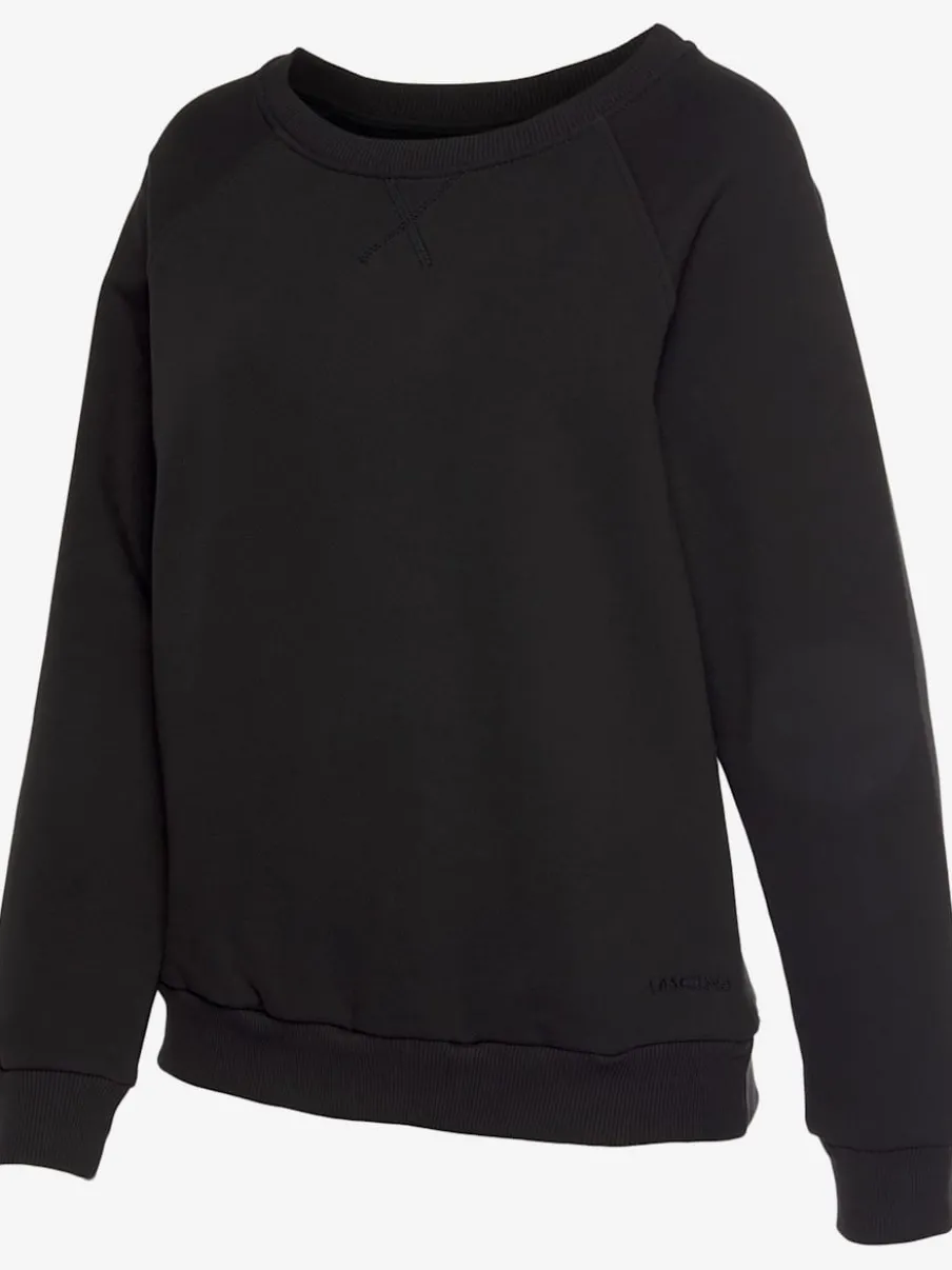 Sweatshirts à encolure ronde avec bords-côtes confortables