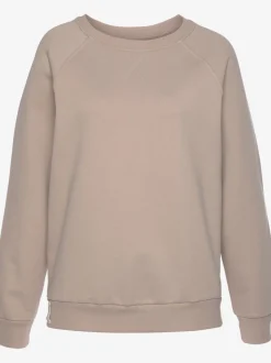 Sweatshirts à encolure ronde avec bords-côtes confortables