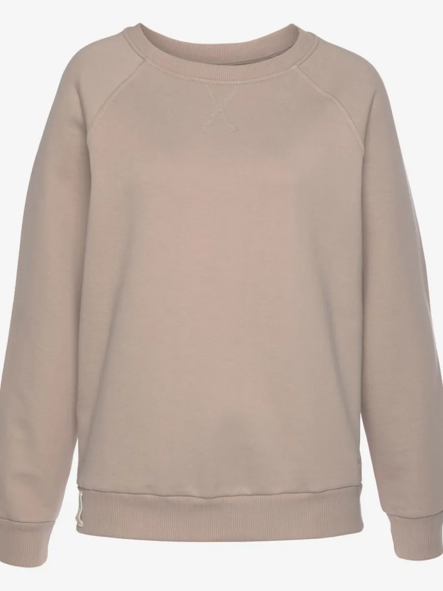 Sweatshirts à encolure ronde avec bords-côtes confortables