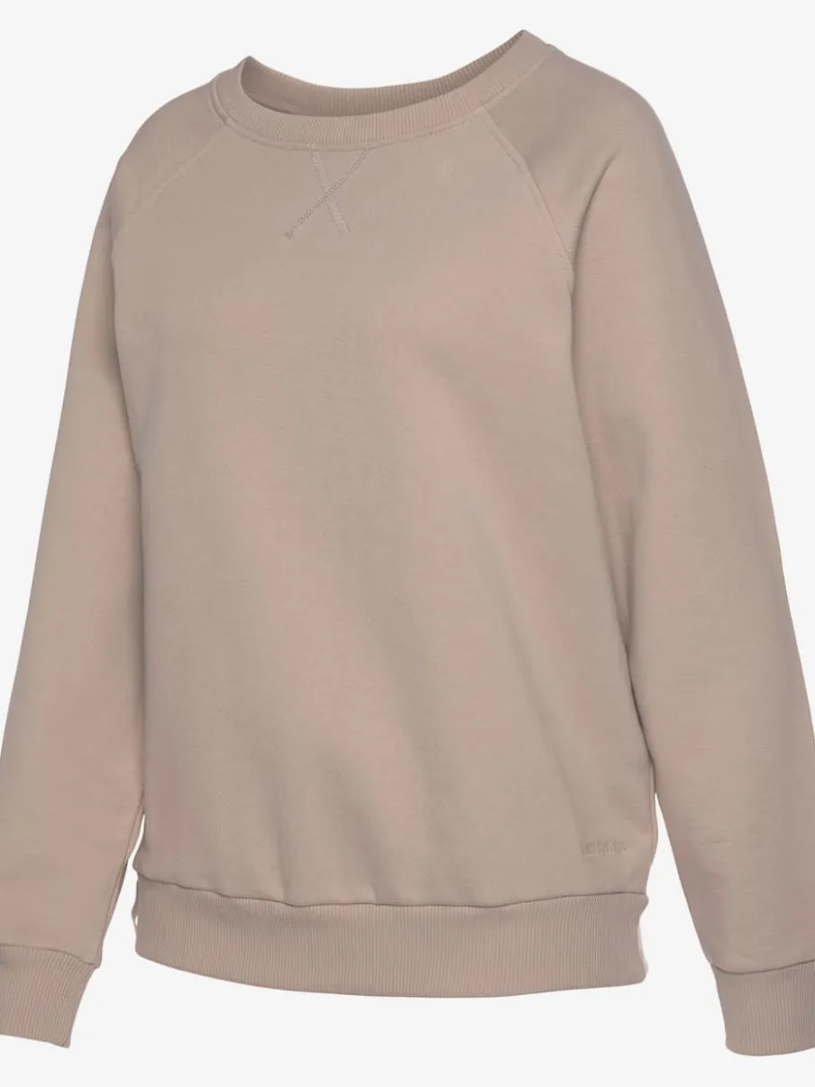 Sweatshirts à encolure ronde avec bords-côtes confortables